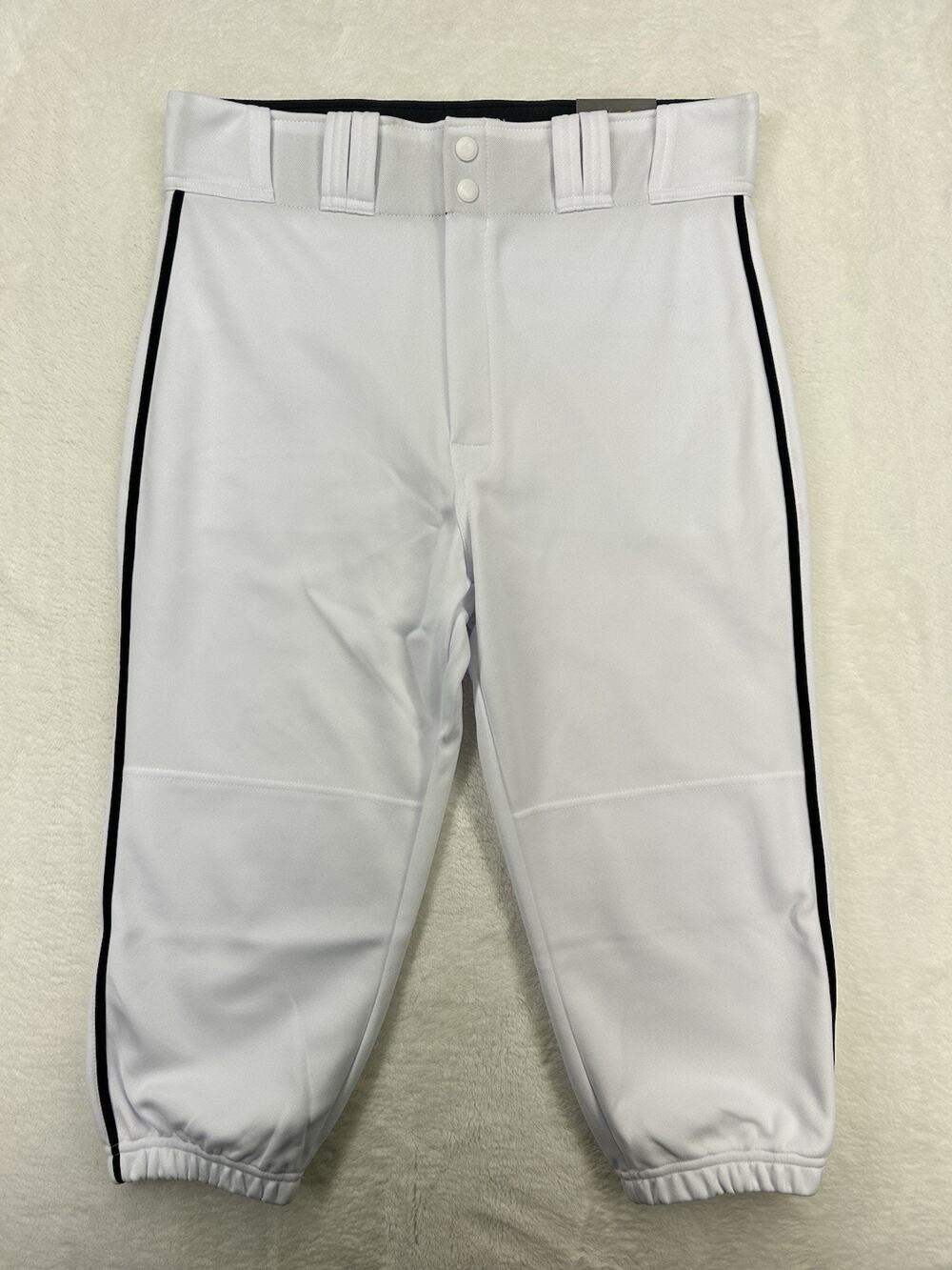 Easton Rival+ Knicker Pant Adult Piped - White / Black (SIZE MEDIUM)